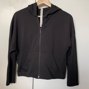 Lululemon crop jacket with hood